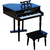 30 Key Classic Baby Grand Piano in Black