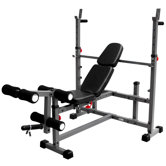 Olympic Weight Bench with Leg Curl Attachment