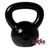 25 lb Black Cast Iron Kettlebell