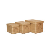 Soft Rush Rectangular Box (Set of 3)