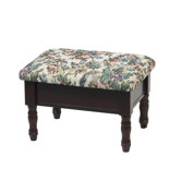 Queen Anne Style Footstool with Storage
