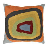 Light Blue / Dark Blue Target Cushion Cover