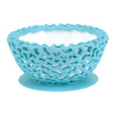 Wrap Protective Bowl Cover with Suction Cup Base in Blue Raspberry