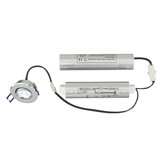 Kyle 7cm ENM Emergency Recessed Kit in Aluminium