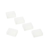 Aquaflex End Caps for Display Cabinet Strip Light in Clear Silicone