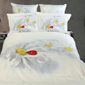 Curiosita 4 Pieces Twin Duvet Cover Set