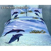 Swim With Dolphins Bedding Set