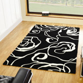 Decotex Allegro Black/White Rug