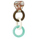 Rubber Ring Set Dog Toy in Coco