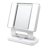 Natural Daylight Makeup Mirror in White and Chrome