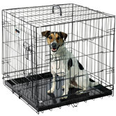 Folding Pet Crate Kennel Wire Cage for Dogs Cats or Rabbits