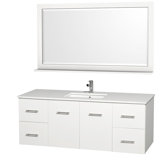Centra 60" Double Bathroom Vanity Set