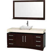 Monterey 60" Single Bathroom Vanity Set