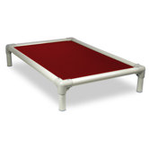 Standard Elevated Chew-Proof Dog Bed in Almond