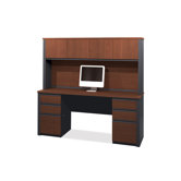 Prestige Laminate Credenza and Optional Hutch Kit