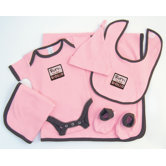 Good Fortune Six Piece Born to Be Spoiled Newborn Gift Set