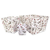 Dr Seuss Cat in the Hat 3 Piece Storage Bin Set