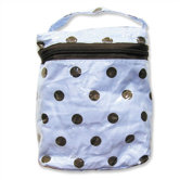 Insulated Bottle Bag in Max Polka Dot Blue