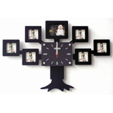 Family Tree Clock with Picture Frame