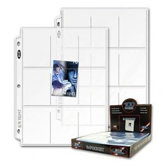 100 BCW 9-Pocket Plastic Sheets