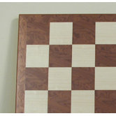 17" Veneer Chess Board in Hazelnut / Maple