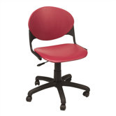 Low-Back Task Chair with Wheels