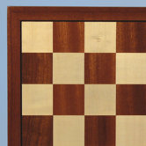 15" Sapele and Maple Veneer Chess Board