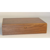 12" Walnut Veneer Chess Box