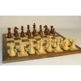Sheesham Mustang on Walnut Chess Board