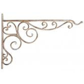 Aged Metal Hanging Basket Hook