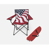 American Flag Camping Chair