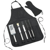 B.B.Q-Chef's Barbeque Apron and Tools