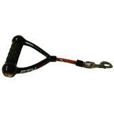 Mongrel Leash with Leash Extension in Red
