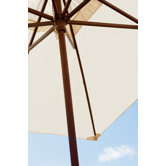 Rectangular Wooden Parasol