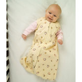 100% Organic Cotton SleepSack&trade; Wearable Blanket in Yellow with Tea Cup Print
