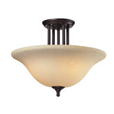 Athena 3 Light Semi-Flush Mount