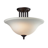 Athena 3 Light Semi-Flush Mount