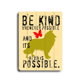 Be Kind Wood Sign - 12" x 9"