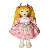 Janet Doll in Jim Shore Designed Pink Dress