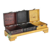 Treasure Chests with Tray (Set of 3)