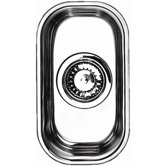 Opal Half Bowl Undermount Sink in Stainless Steel