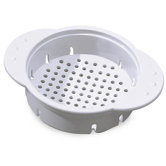 Can Colander in White