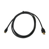 Premium 72" HDMI to Mini HDMI Cable with Metal Hood and Gold-Plated Connectors