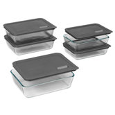 No Leak Lids Ten Piece Storage Dish Set with Cover