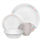 Livingware Apricot Grove 16 Piece Dinnerware Set