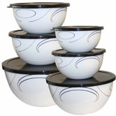 Simple Lines 12 Piece Bowl Set