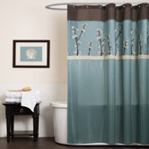 Cocoa Flower Shower Curtain