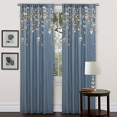 Flower Drop Window Curtain