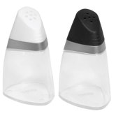 Salt and Pepper Shakers with Gray Handle