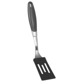 Black Flexible Brownie Server with Gray Handle